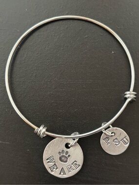 New Penn State University Charm Bangle Bracelet